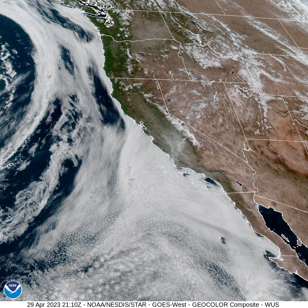 The marine layer brings May Gray and June Gloom